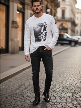 paul shark T- Shirt Long Sleeve Made in Italy